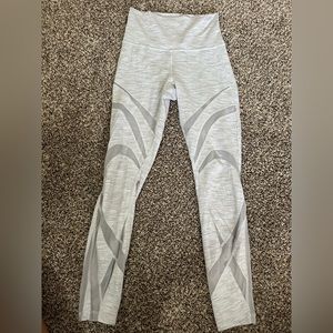 Lululemon leggings with mesh cut outs